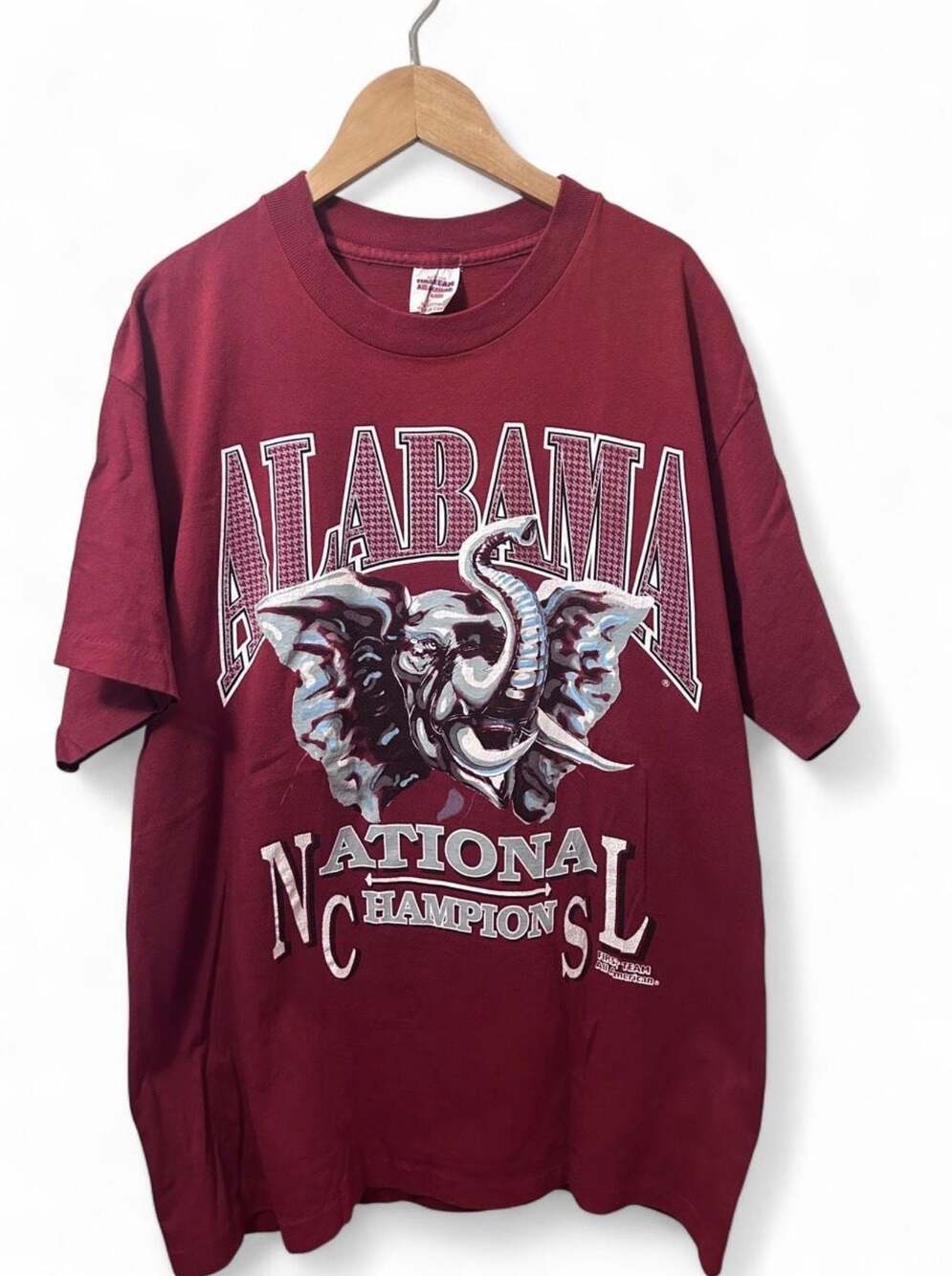 Vintage 1992 Alabama Crimson Tide National Champions Graphic T-Shirt